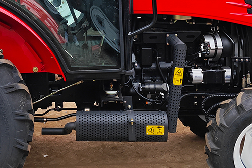 Silencieux sous le châssis